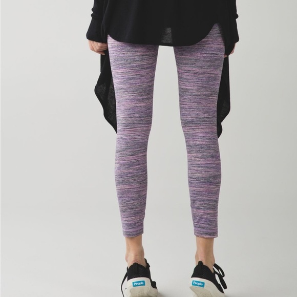 lululemon athletica Pants - Lululemon high times leggings, size 8, pink and purple